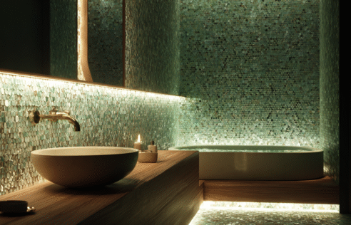 Bioglass Glow Tiles: świecące bioceramiczne płytki z muszli przegrzebka