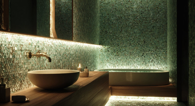 Bioglass Glow Tiles: świecące bioceramiczne płytki z muszli przegrzebka